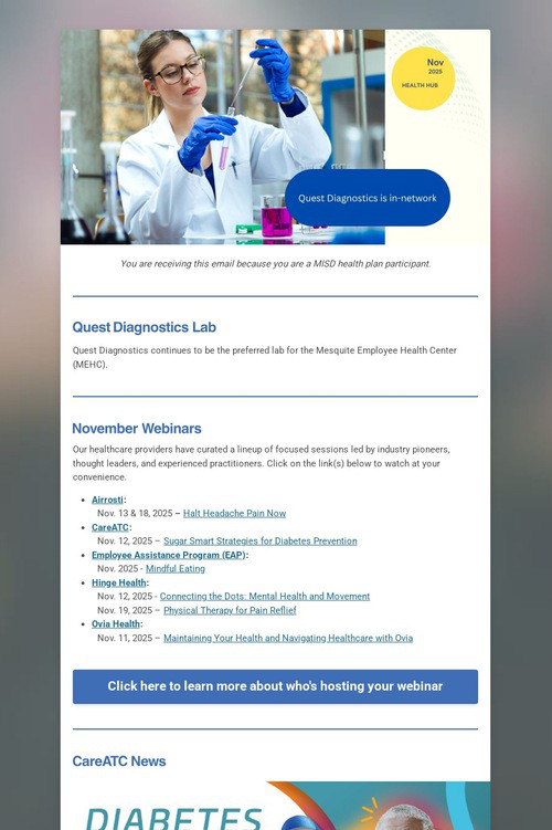 The Health Plan HUB (November)