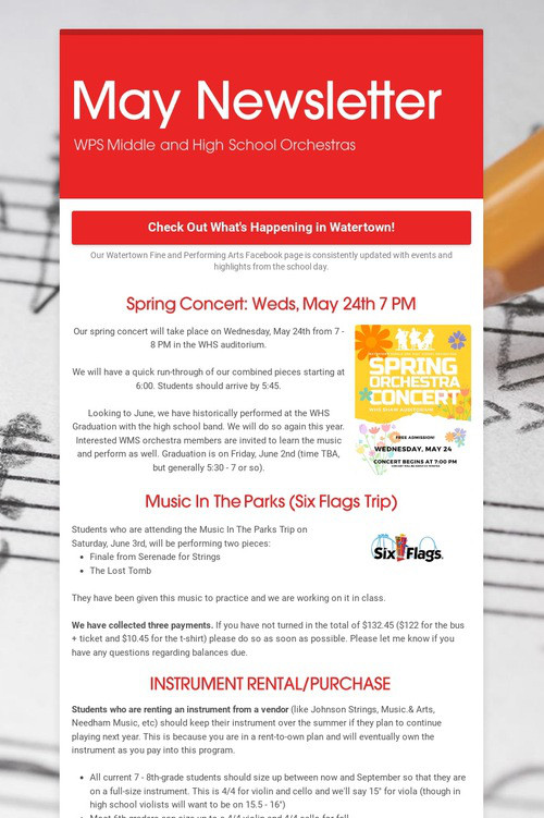 May Newsletter