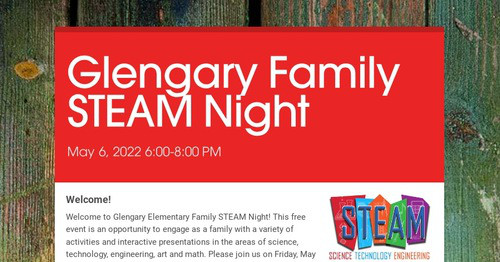 Glengary Family STEAM Night