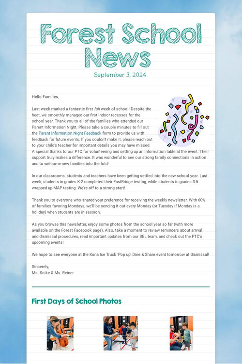 Forest School News
