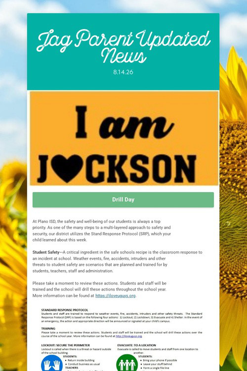 Jag Parent Updated News