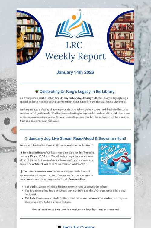 LRC Weekly Update