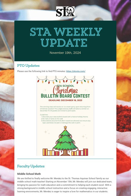 STA Weekly Update