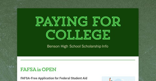 Paying for College