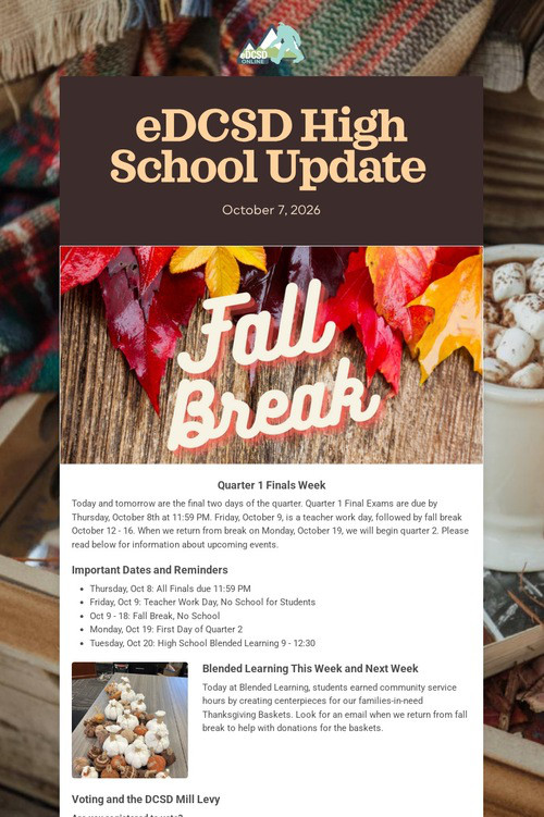 eDCSD High School Update