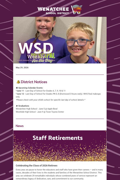 WSD Weekly
