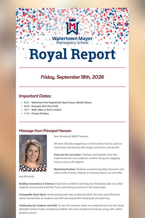 Royal Report