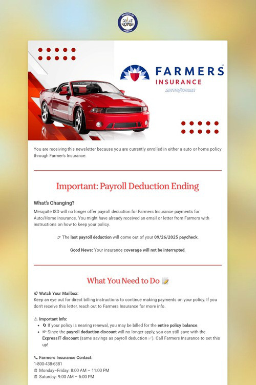 Farmers - Action Required