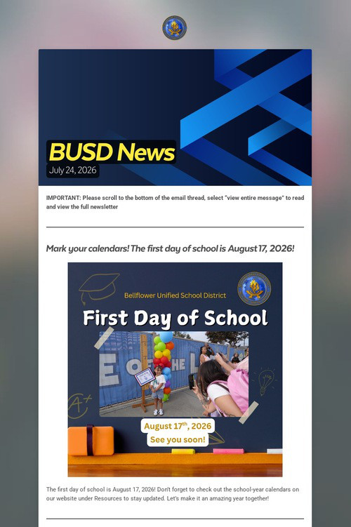 BUSD News