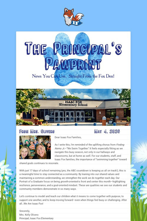 The Principal's Pawprint