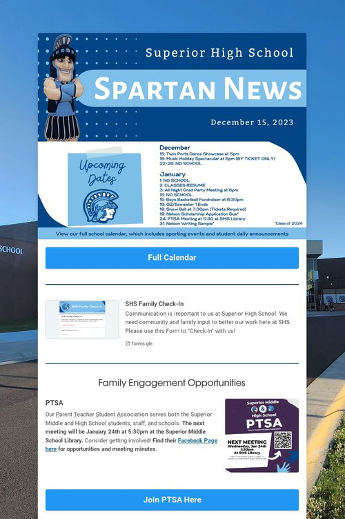 SHS Family News