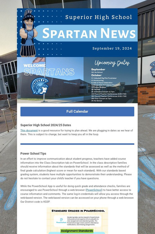 SHS Family News