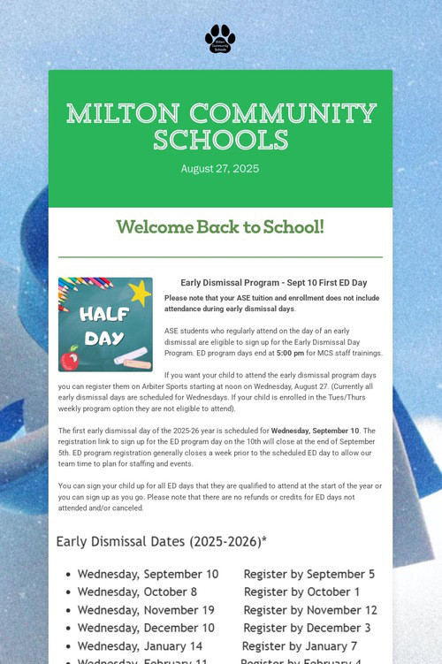 Milton Community Schools