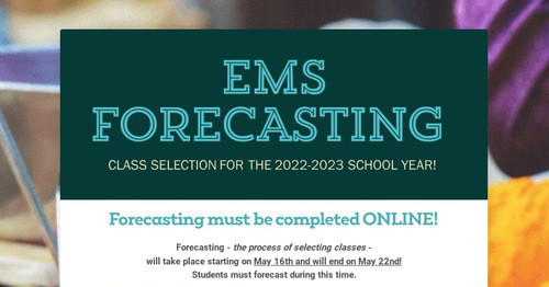 EMS FORECASTING