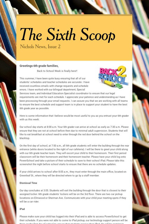 The Sixth Scoop