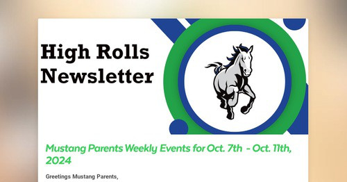 High Rolls Newsletter