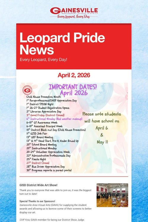 Leopard Pride News