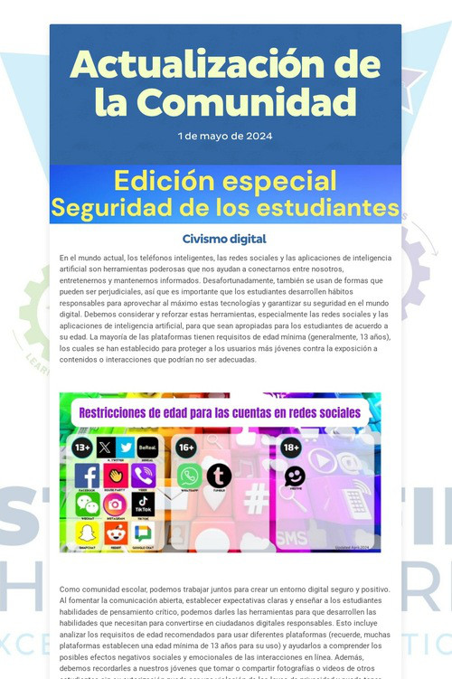 Actualización de la Comunidad