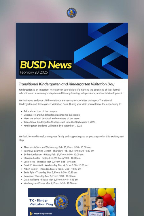 BUSD News