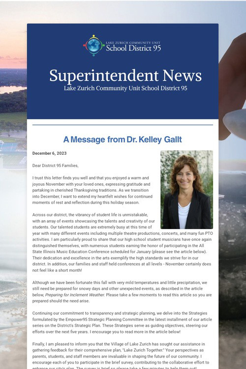 Superintendent News
