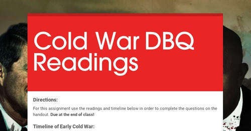 What Were The Cold War Fears Of The American Dbq