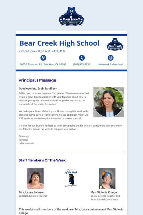 10/20/2024 BCHS Weekly Newsletter