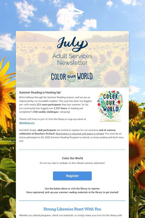 Adult Services Newsletter