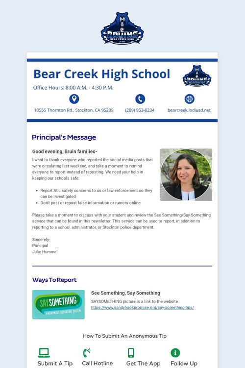 09/22/2024 BCHS Weekly Newsletter