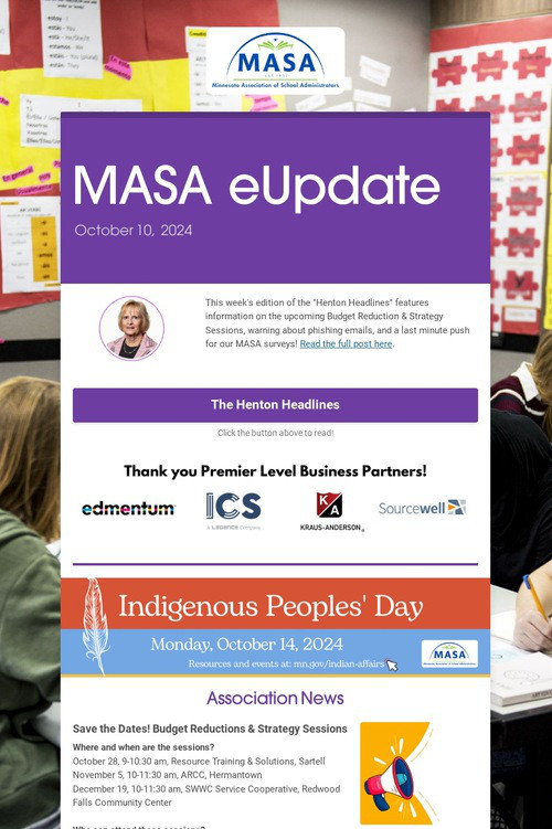 MASA eUpdate