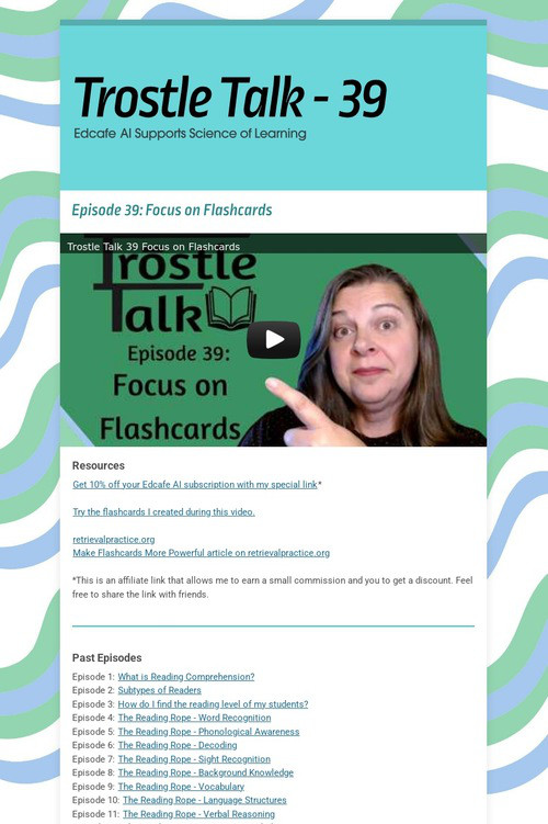 Trostle Talk - 39