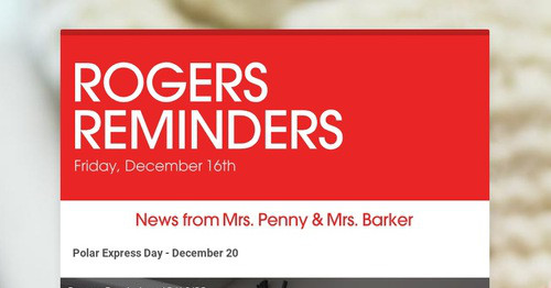 ROGERS REMINDERS