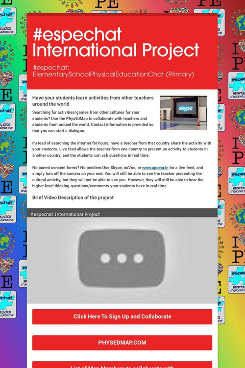 #espechat International Project
