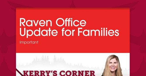 Raven Office Update for Families