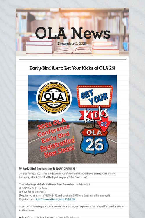 OLA News