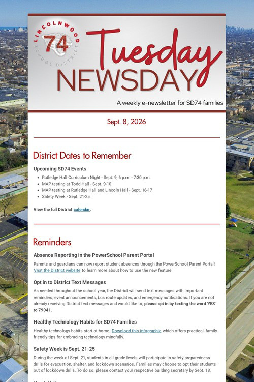 Tuesday Newsday