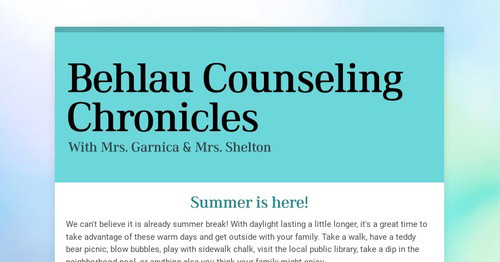 Behlau Counseling Chronicles