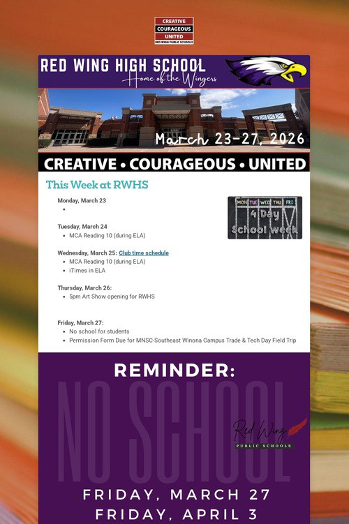 RWHS Student Newsletter
