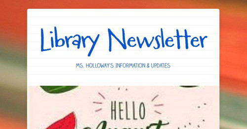 Library Newsletter