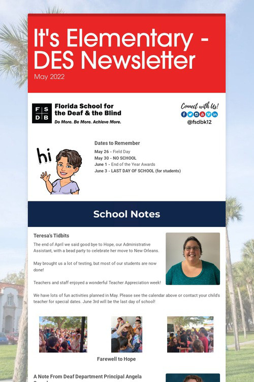 It's Elementary - DES Newsletter