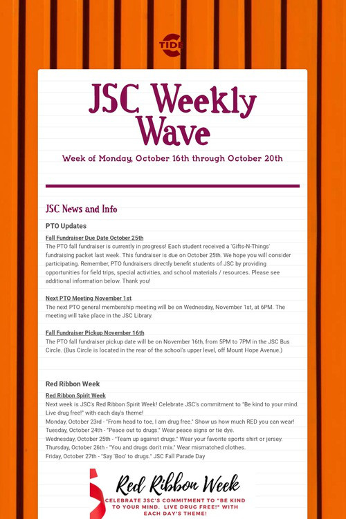 JSC Weekly Wave
