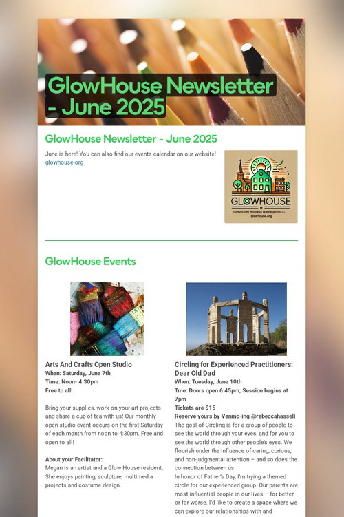 GlowHouse Newsletter - June 2025