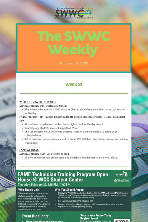 The SWWC Weekly