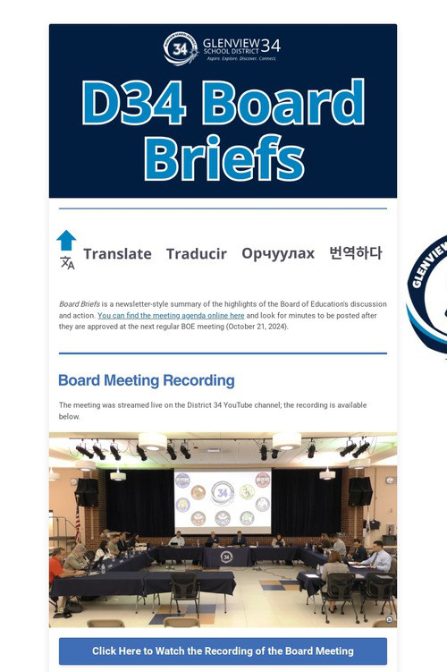 Board Briefs