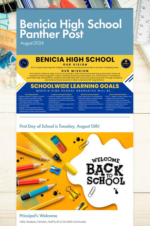 Benicia High School Panther Post