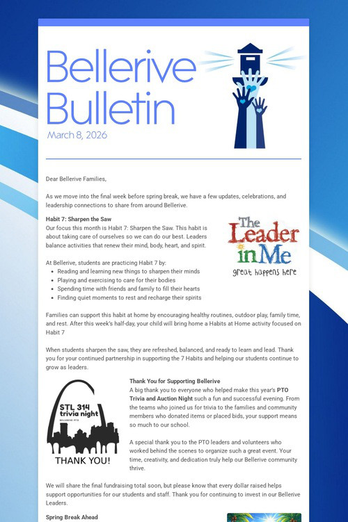 Bellerive Bulletin