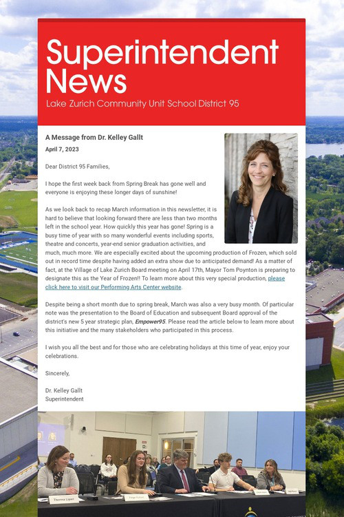 Superintendent News