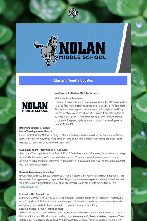Weekly Update