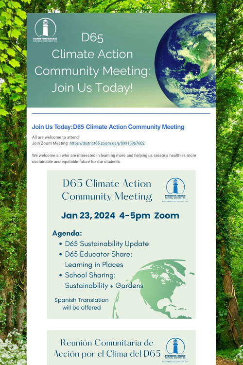 Climate Action Community Meeting