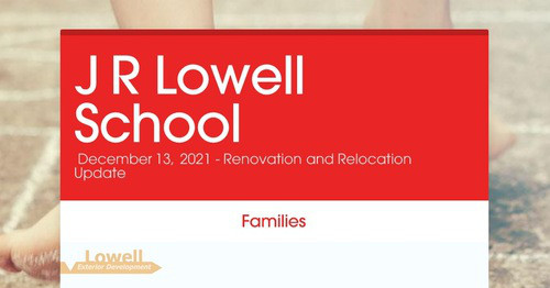 J R Lowell School